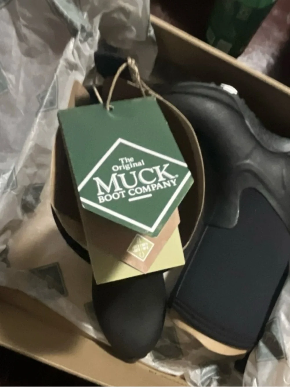 Muck Boot Company Men's Black Rain & Snow Boots